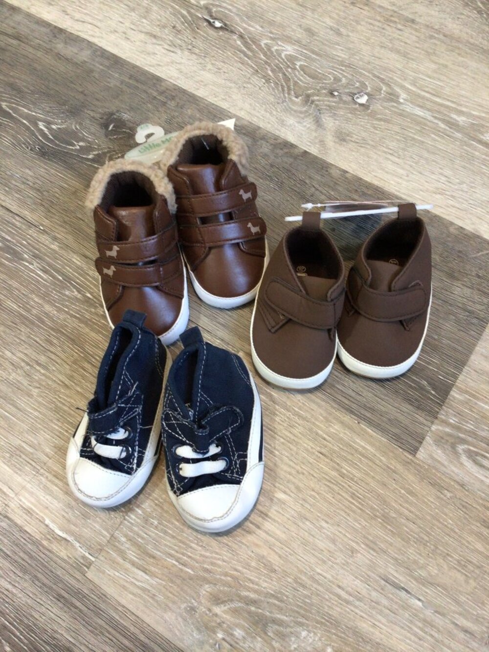 NWT 3 Pair Infant Boys Shoes